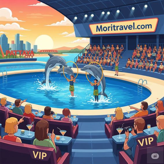نمایش دلفین  vip بزرگسال